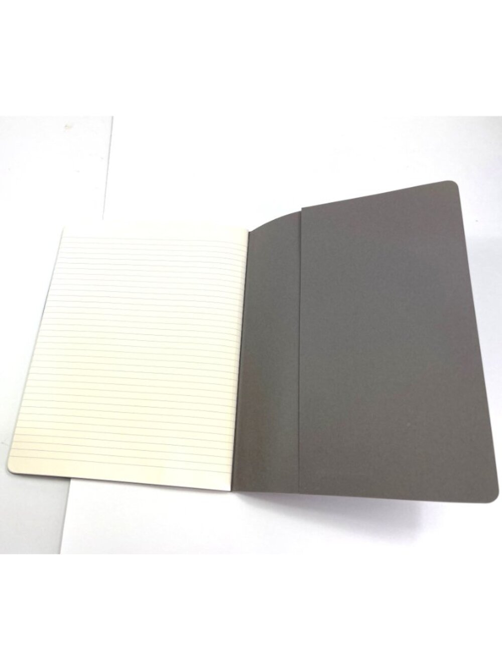 Classic Gray Softcover Notebook With Lined Pages For Creative Journeys 20a - Picture 3 of 4